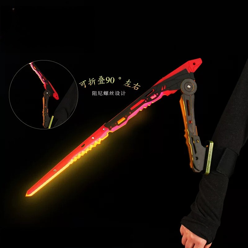 Cosplay Prop Katana - Anime Cyberpunk Katana Mantis Blade Świecący