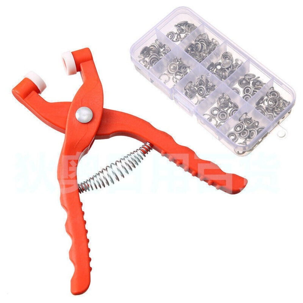 Snap Fastener Set - Szczypce do zaciskania Zatrzask do oczu