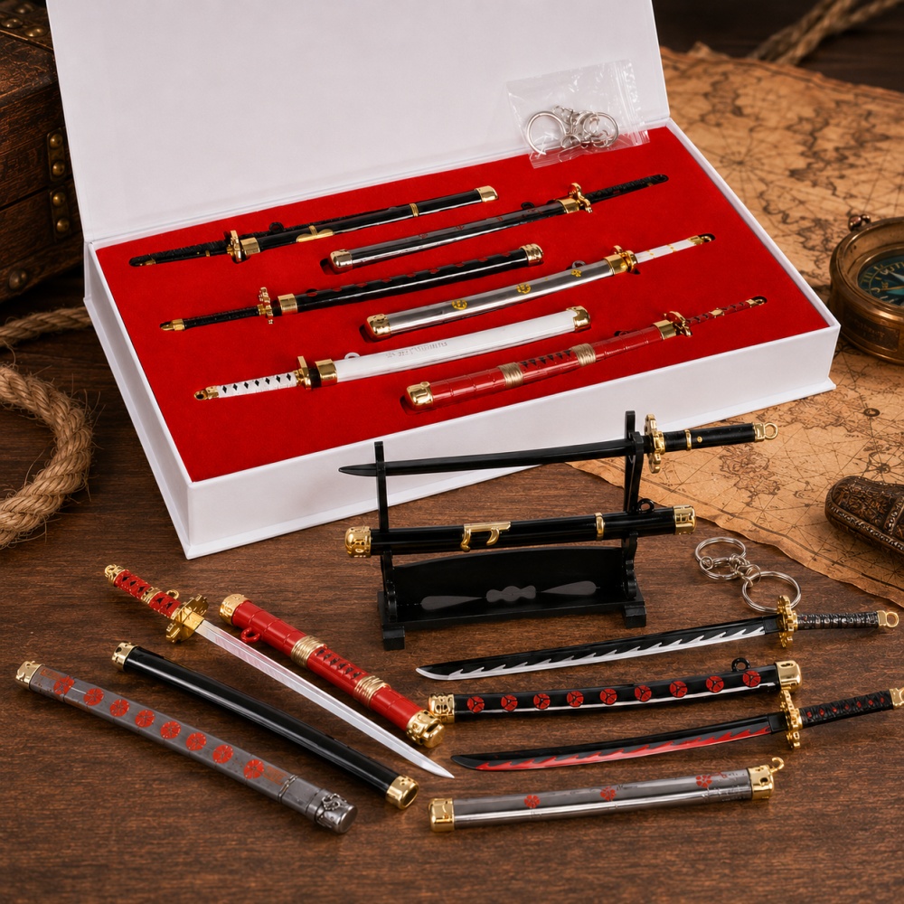 Cosplay Prop Katana - Anime One Piece Zoro Brelok z