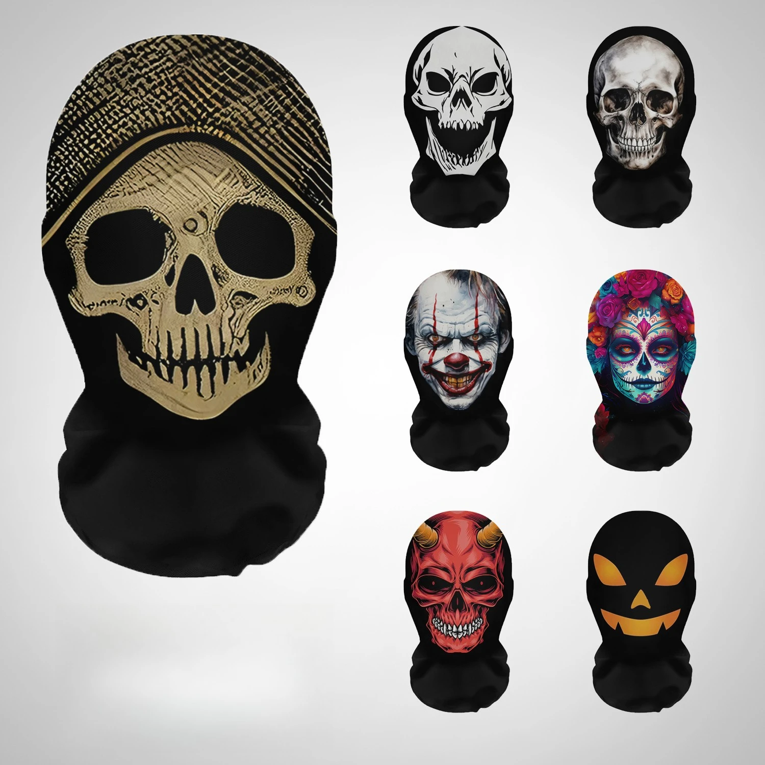 Cosplay Prop Patterns - Maski Halloweenowe Terror 3D z Nadrukiem