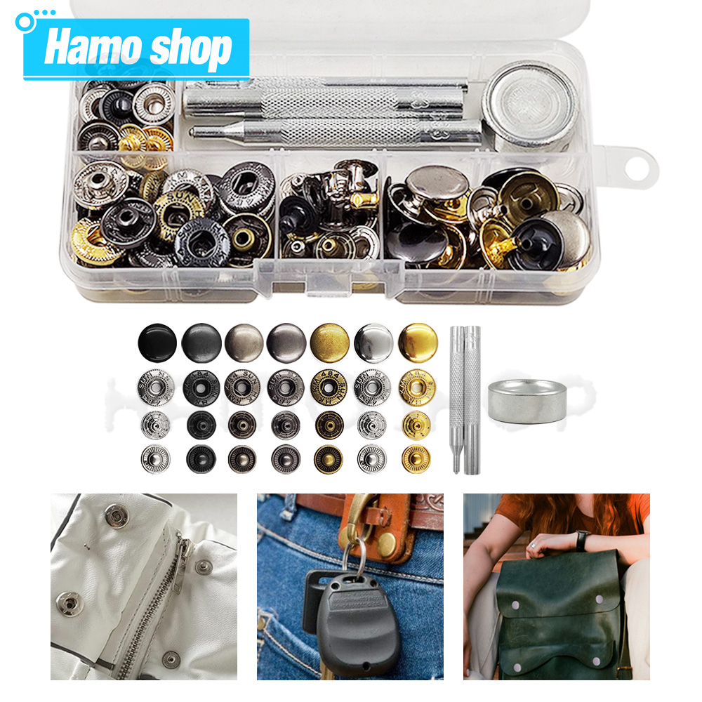 25 zestawów metalowych zatrzas – Snap Fastener Set recenzja i cena