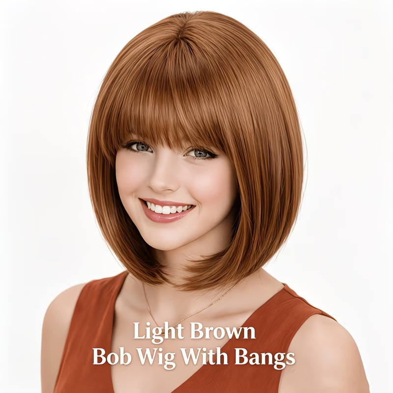 Peruka typu bob z krótką, lekk – Wig Fiber Net recenzja i cena