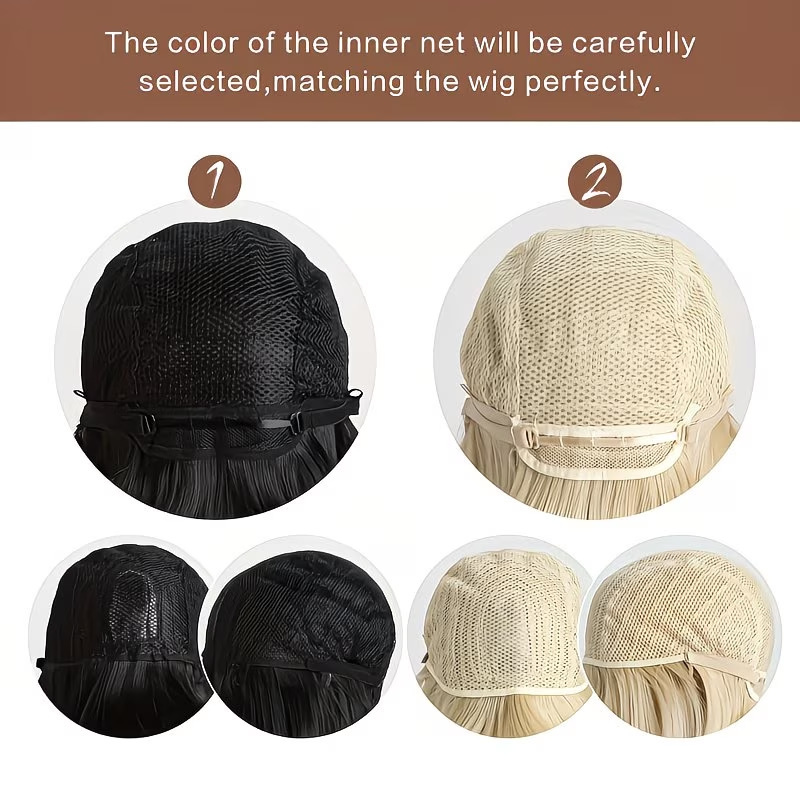 Peruka typu bob z krótką, lekk – Wig Fiber Net recenzja i cena