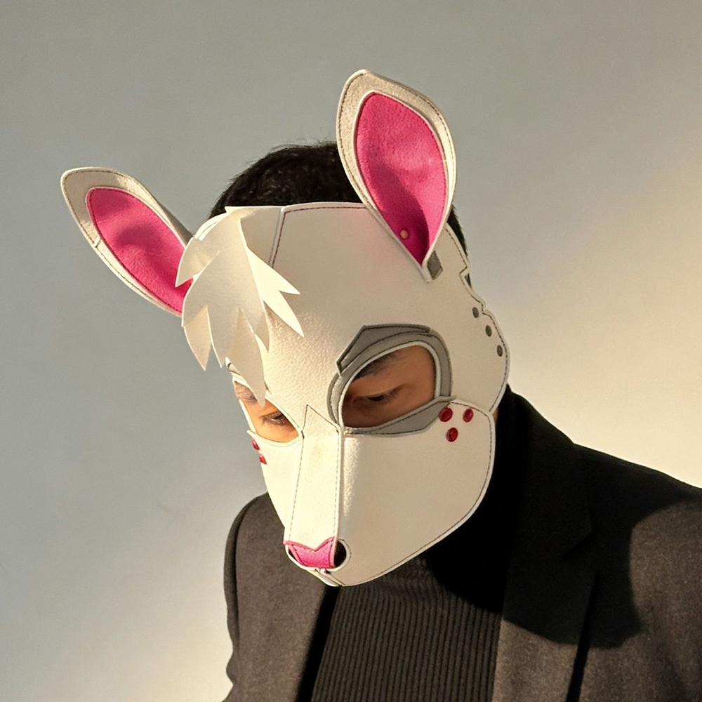 Maska Królika Punk Biały Wzór  – Cosplay Prop Patterns recenzja i cena