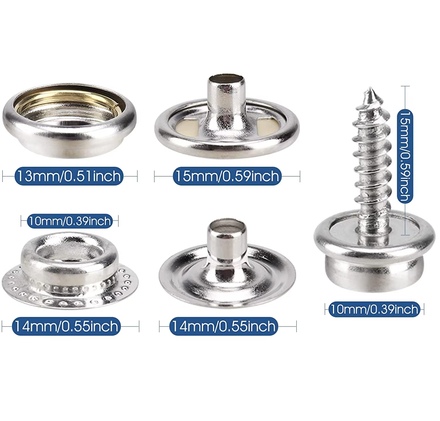 323 szt. Płótno Snap Kit do uż – Snap Fastener Set recenzja i cena