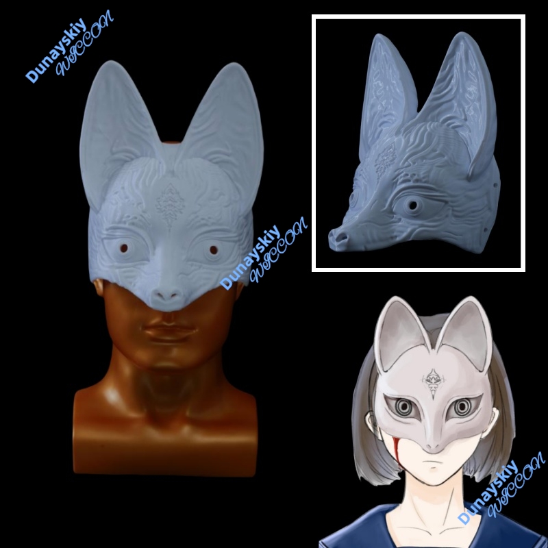 Maska Lisicy na Halloween, Imp – Cosplay Prop 3D Print Settings recenzja i cena