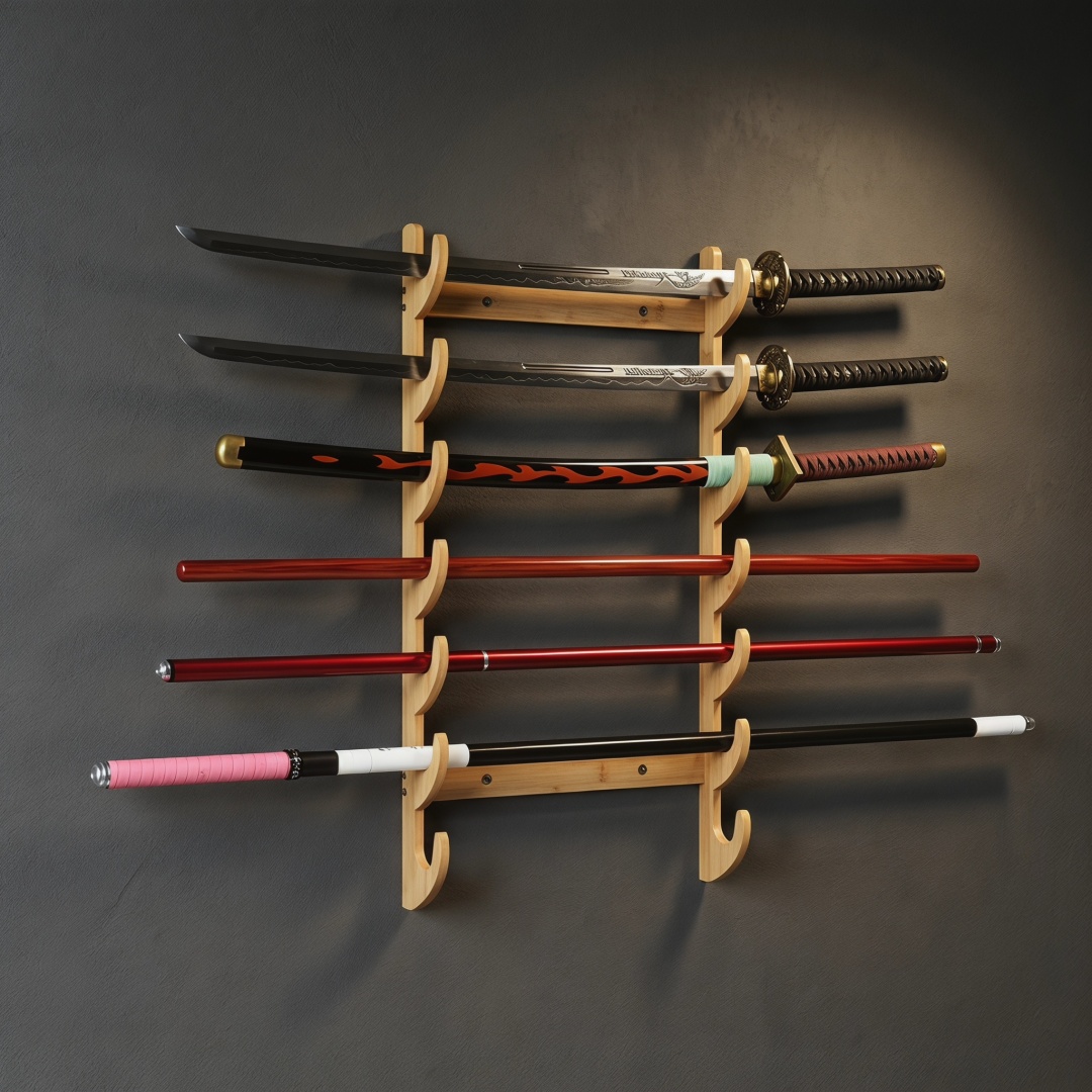 8-poziomowy drewniany uchwyt n – Cosplay Prop Katana recenzja i cena
