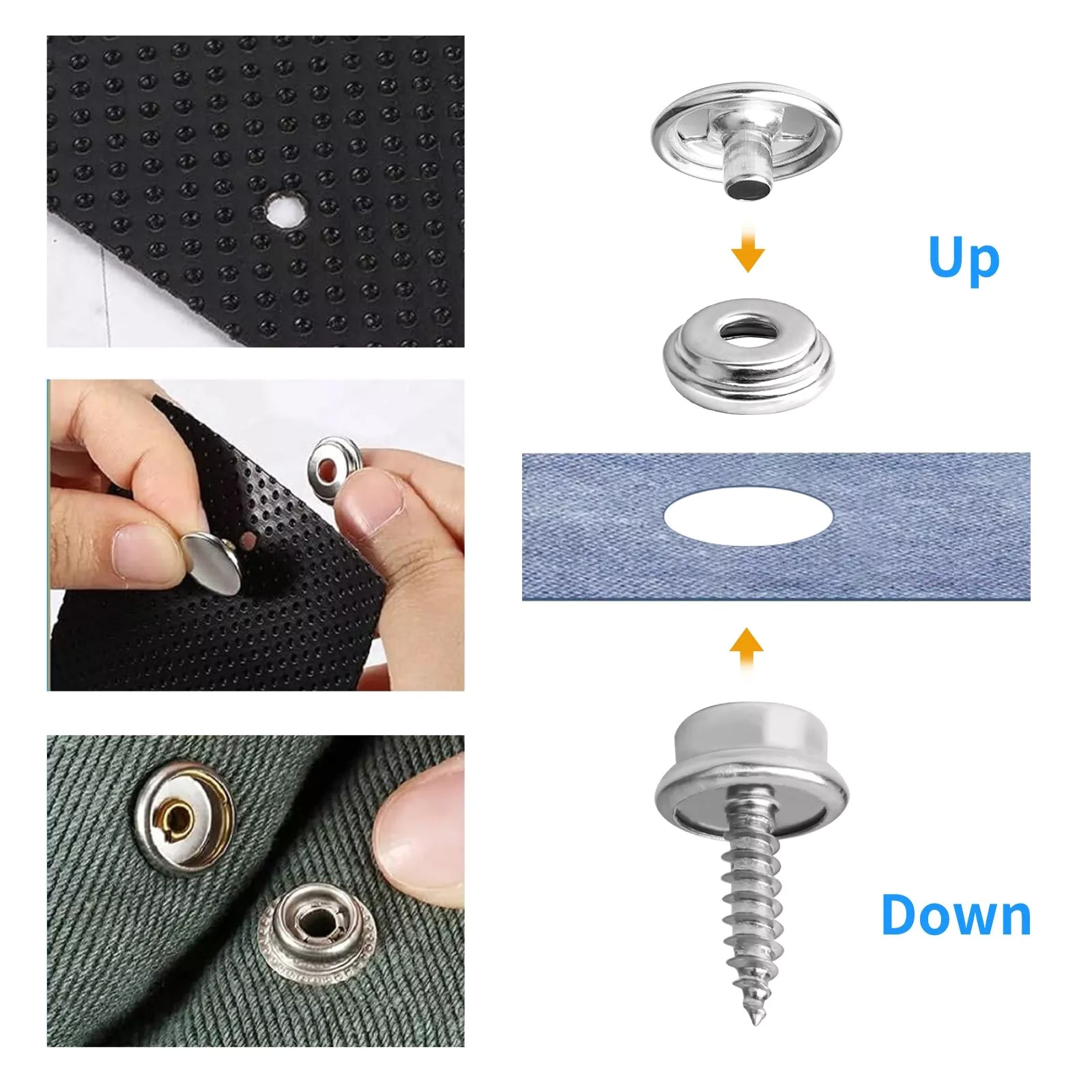 50 zestawów ze stali nierdzewn – Snap Fastener Set recenzja i cena