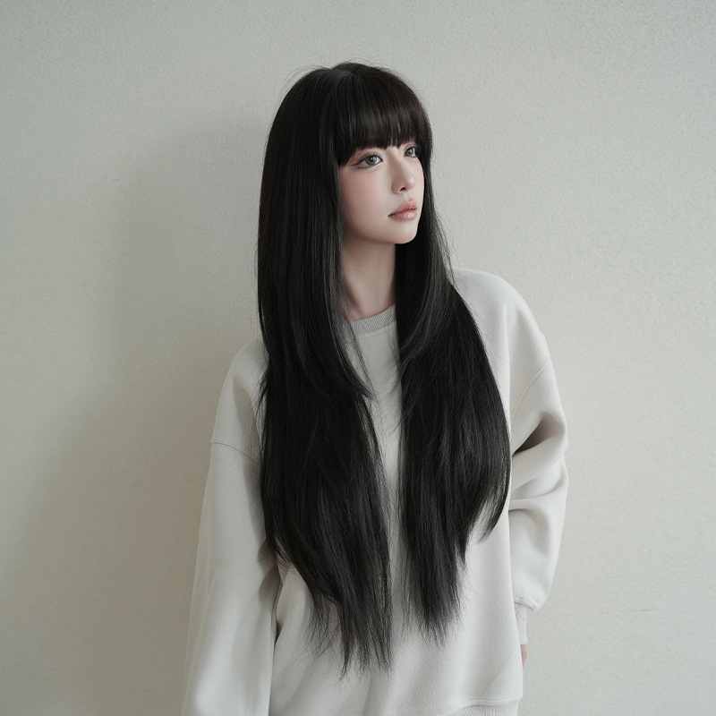 Peruka damska, naturalny czarn – Wig Fiber Net recenzja i cena