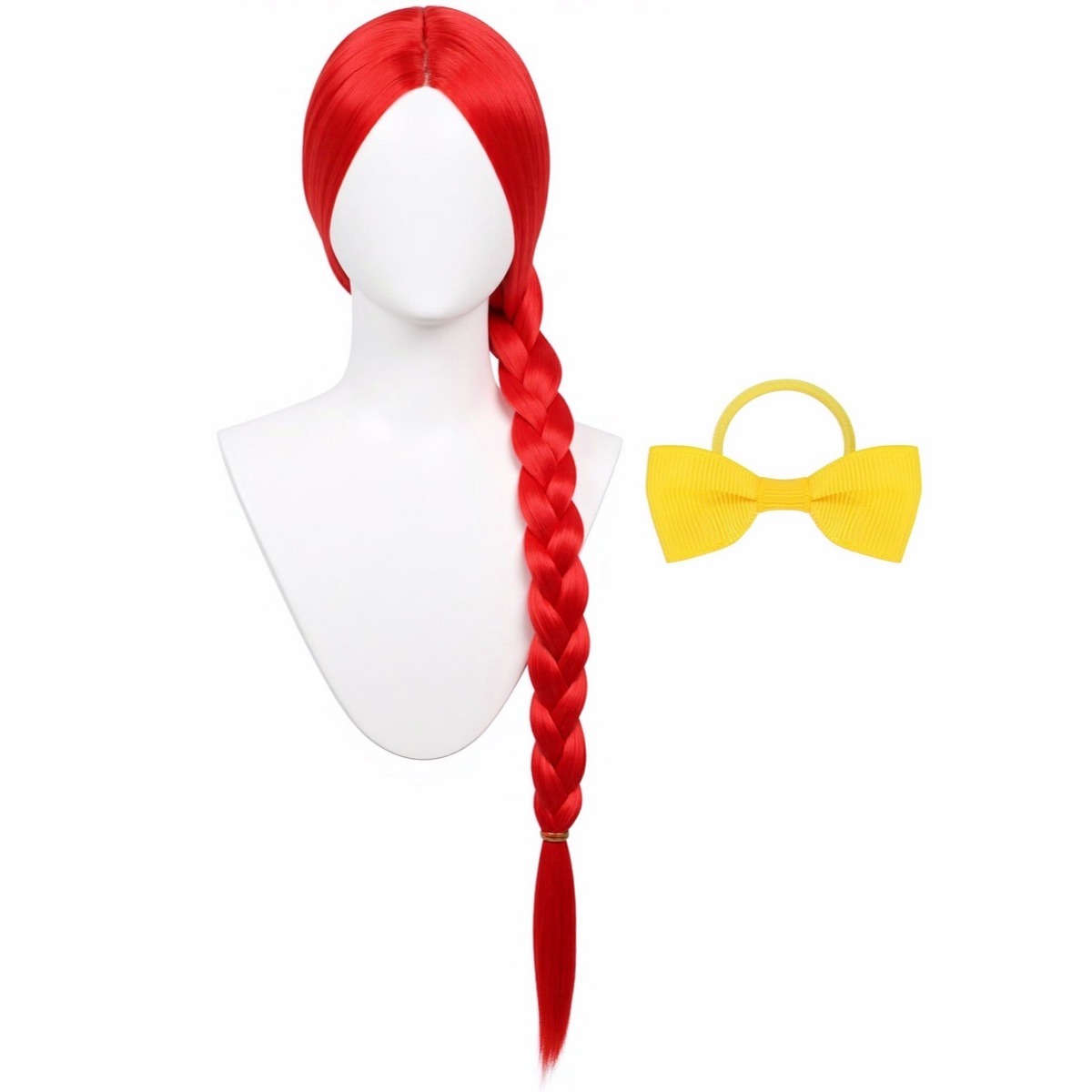 Jasnoczerwona peruka syntetycz – Cosplay Prop Bow recenzja i cena