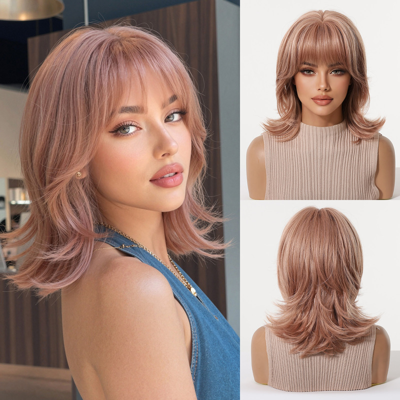 Peruka damska z grzywką, loki  – Wig Fiber Net recenzja i cena